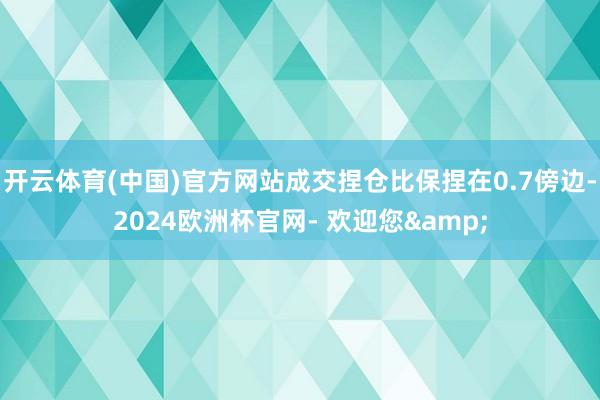 开云体育(中国)官方网站成交捏仓比保捏在0.7傍边-2024欧洲杯官网- 欢迎您&
